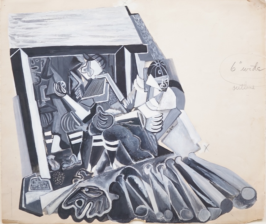 Charles Tudor, American (1903-1970), 'Baseball Players'